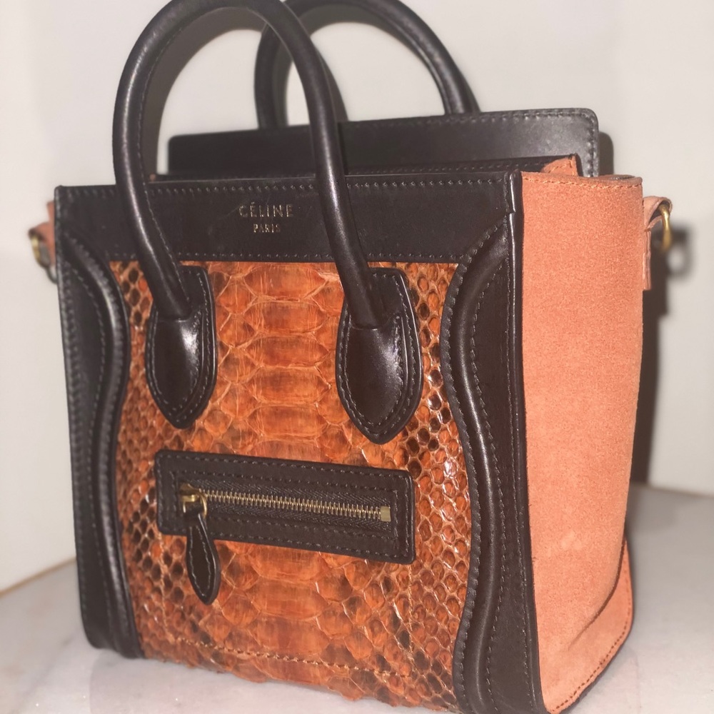 Celine Nano Luggage Python - Picture 2 of 6